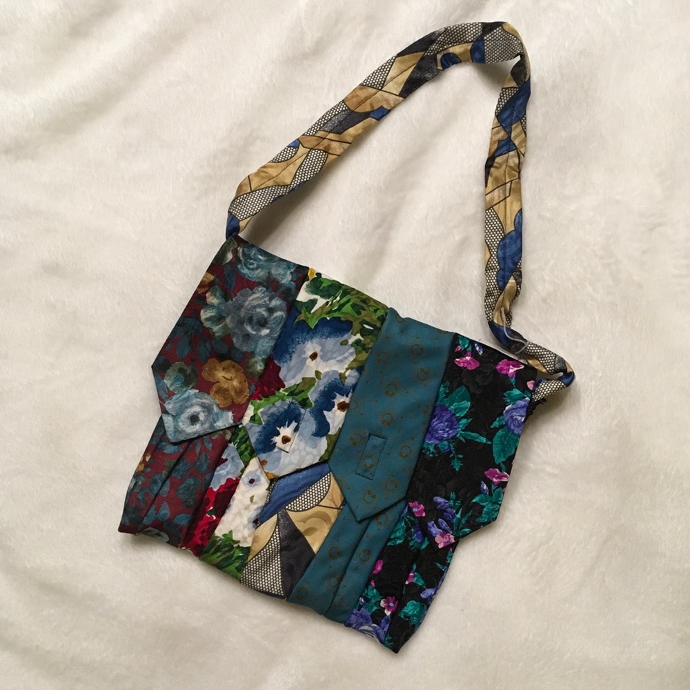 Silk and tie purse